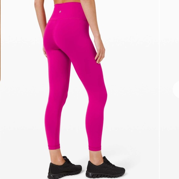 Lululemon Wunder Train High-Rise Tights Ripened Raspberry - 25” - Picture 2 of 5